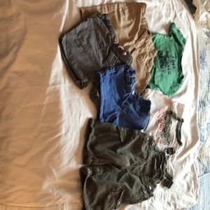 Boys 6-12mo shirts, shorts, pants, overall
